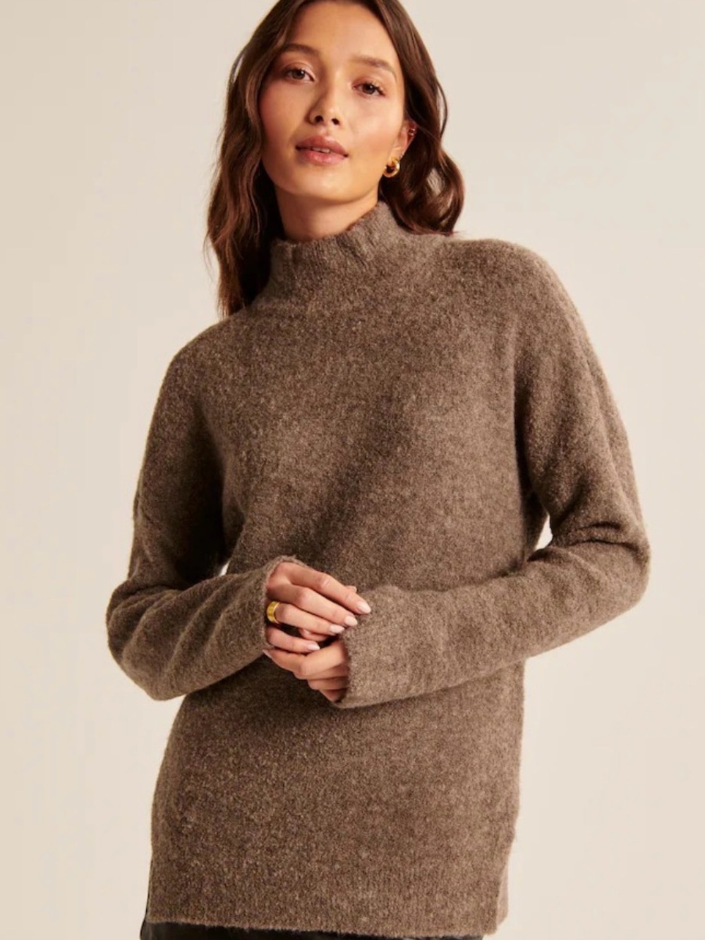 Abercrombie & Fitch rust orange  color Turtleneck Sweater women’s medium